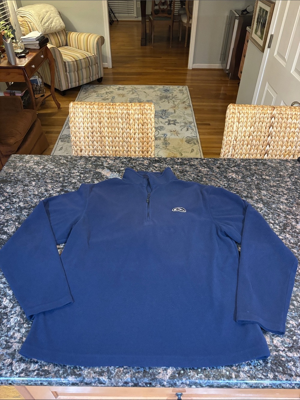 Drake Waterfowl Systems 1/4 Zip Camp Fleece Pullover